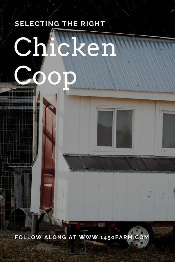 Choosing the right chicken coop for your farm - by www.1450farm.com